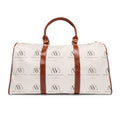 Waterproof Weekend Travel Bag – Monogram Logo Duffle with Leather Trim