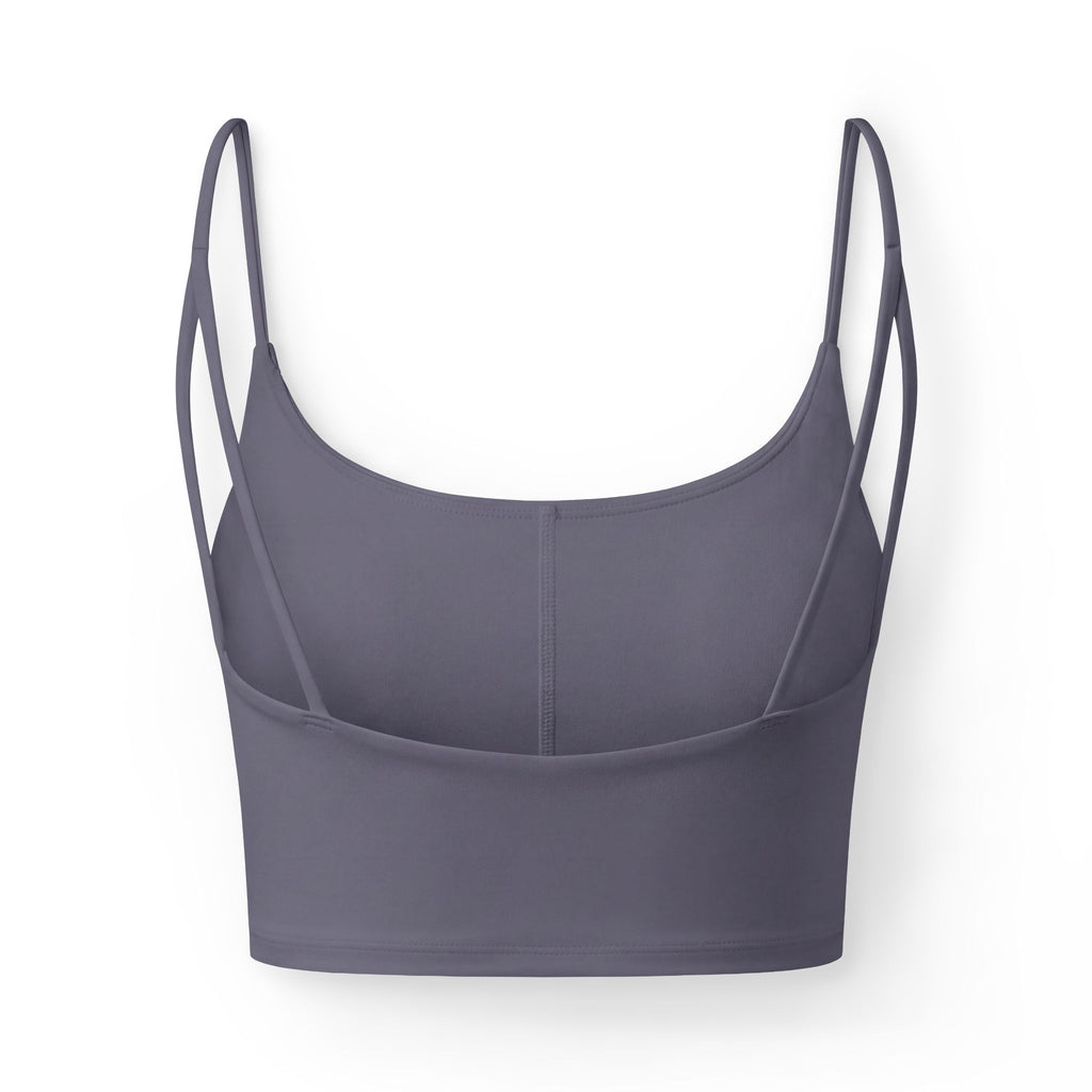 Luxe Women's Crop Bra — Seamless Strappy Comfort Top