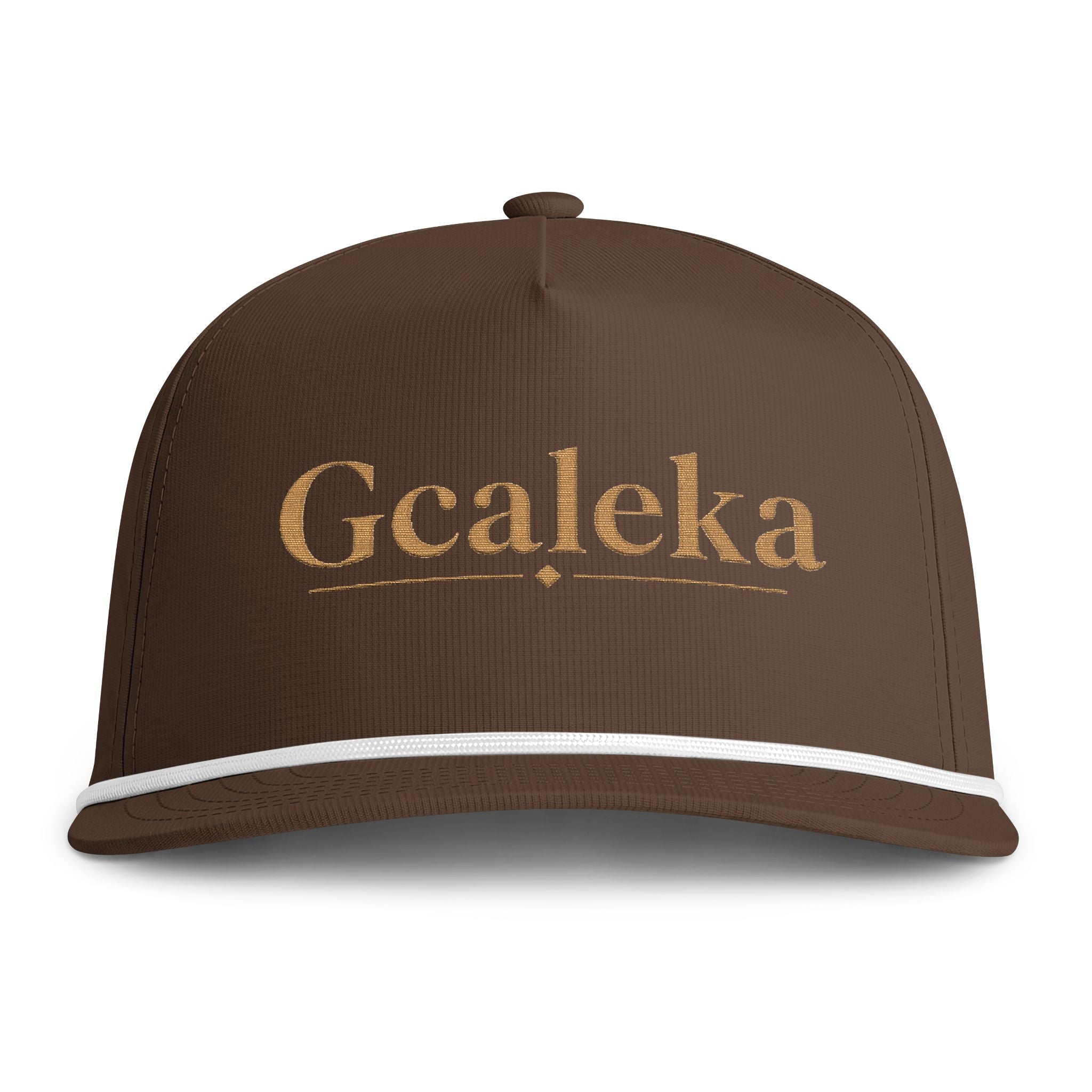 Embroidered 'Gcaleka' Sunwashed Rope Cap – Vintage Coastal Trucker Hat