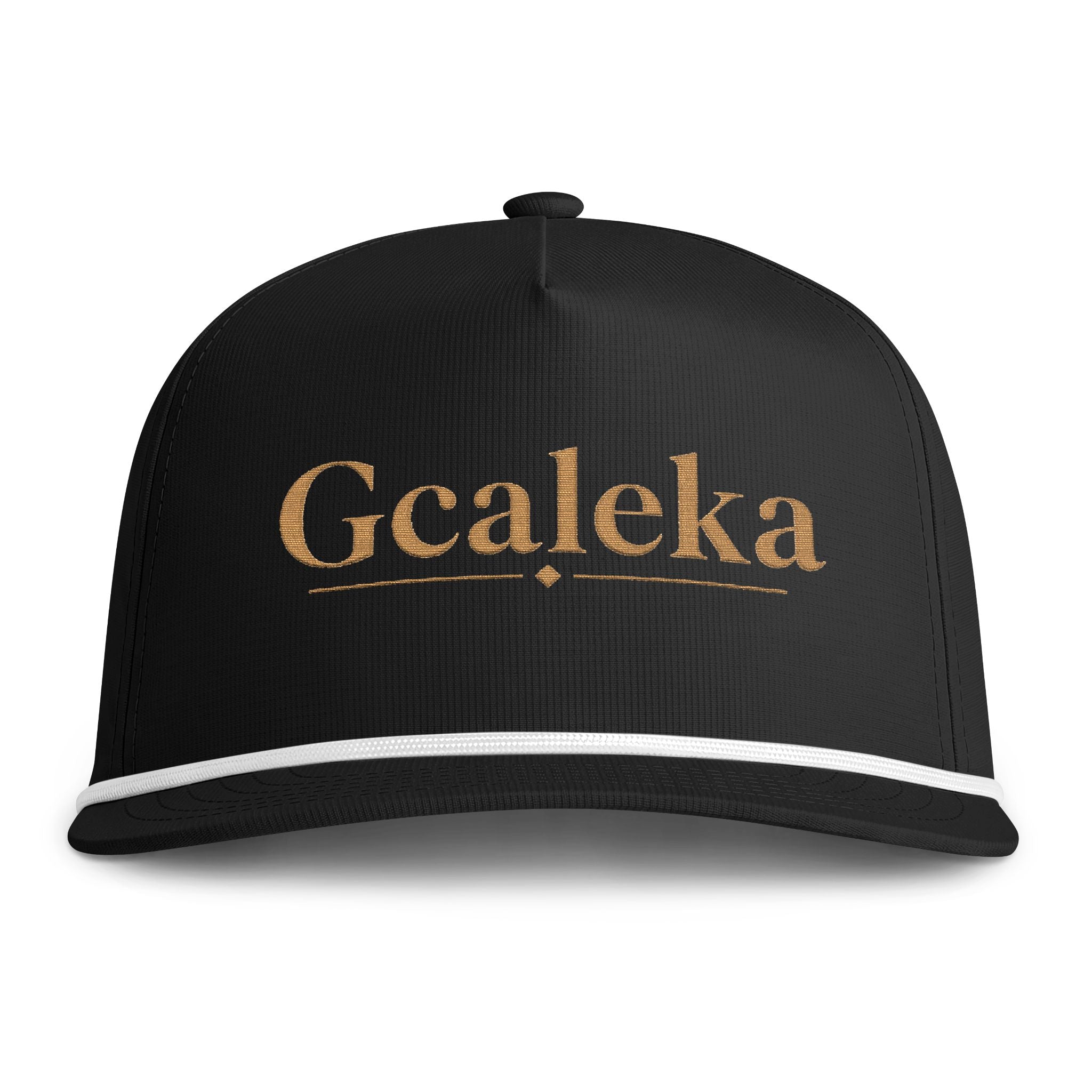 Embroidered 'Gcaleka' Sunwashed Rope Cap – Vintage Coastal Trucker Hat