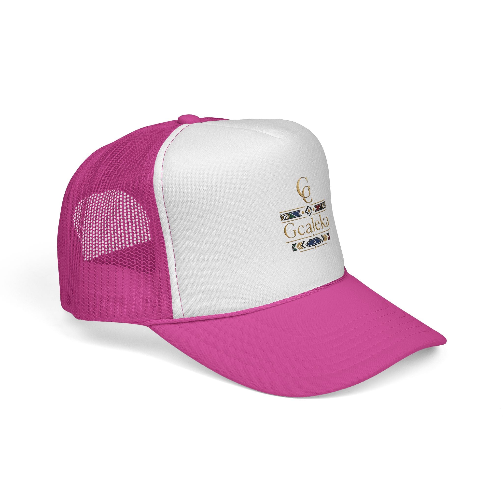 Gcaleka Embroidered Trucker Hat — Southwestern Tribal Accent Cap