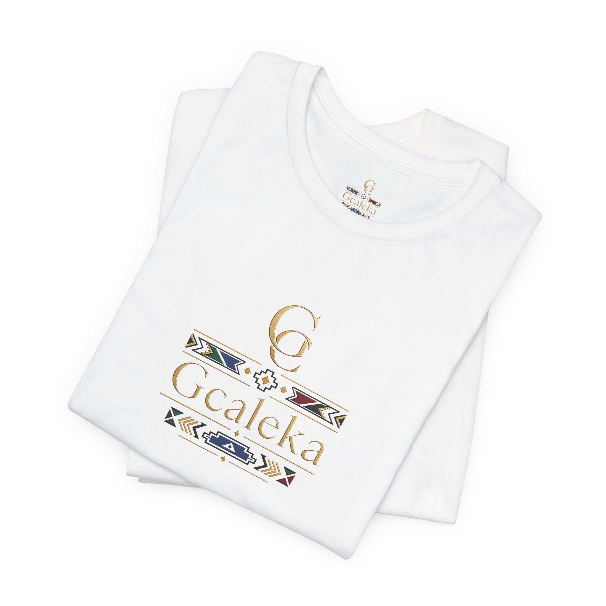 Gcaleka Gold Crest Tee — Elegant Heritage Logo T-Shirt