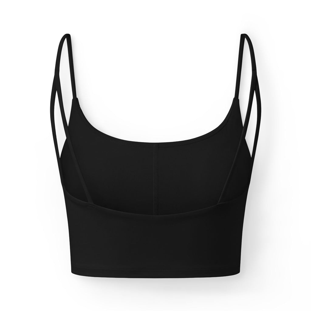 Luxe Women's Crop Bra — Seamless Strappy Comfort Top
