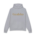 Gcaleka Relaxed Hoodie — Gold Script Logo Casual Pullover