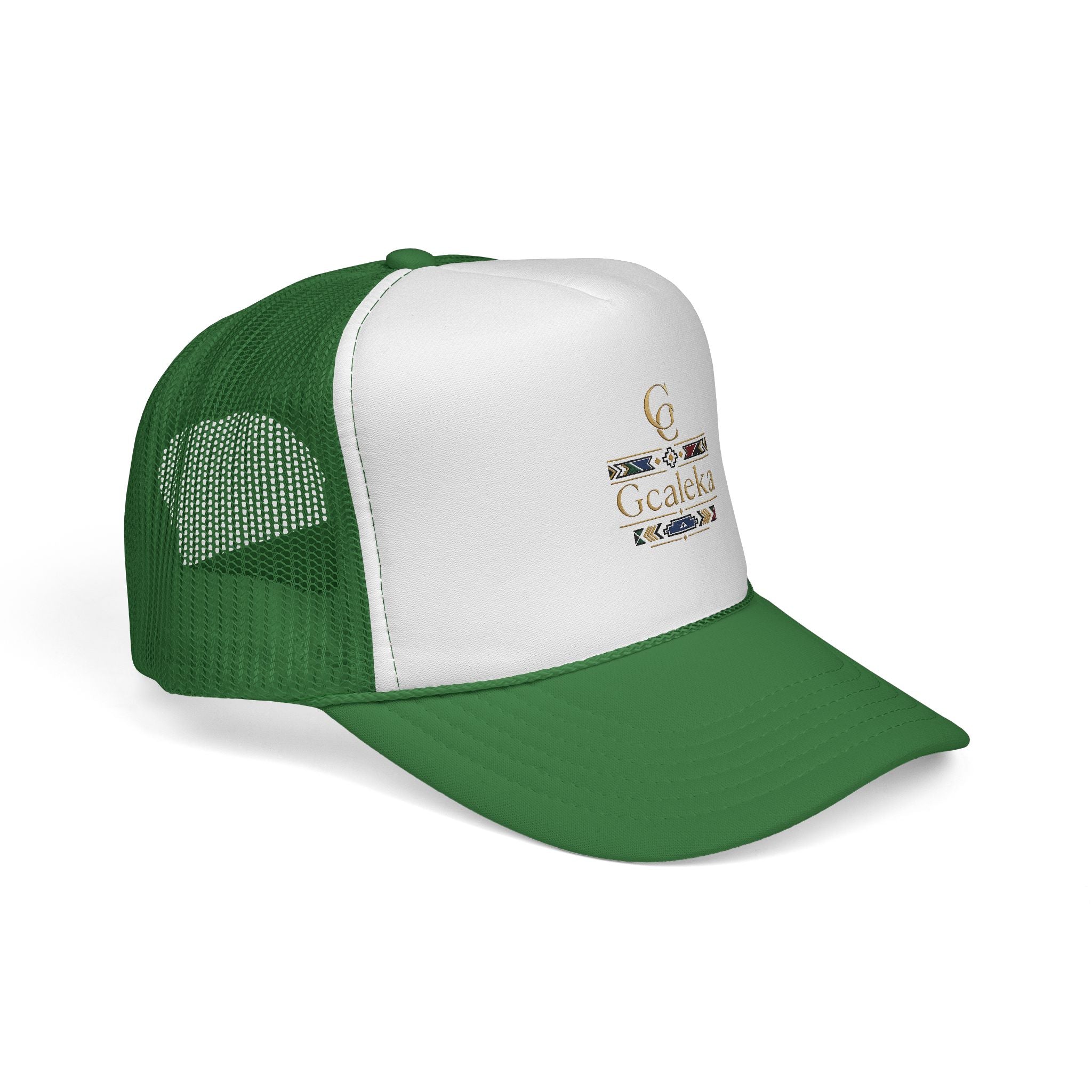 Gcaleka Embroidered Trucker Hat — Southwestern Tribal Accent Cap