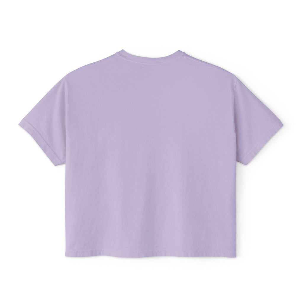 Gcaleka Boxy Tee — Minimal Gold Script Women's Crop T-Shirt