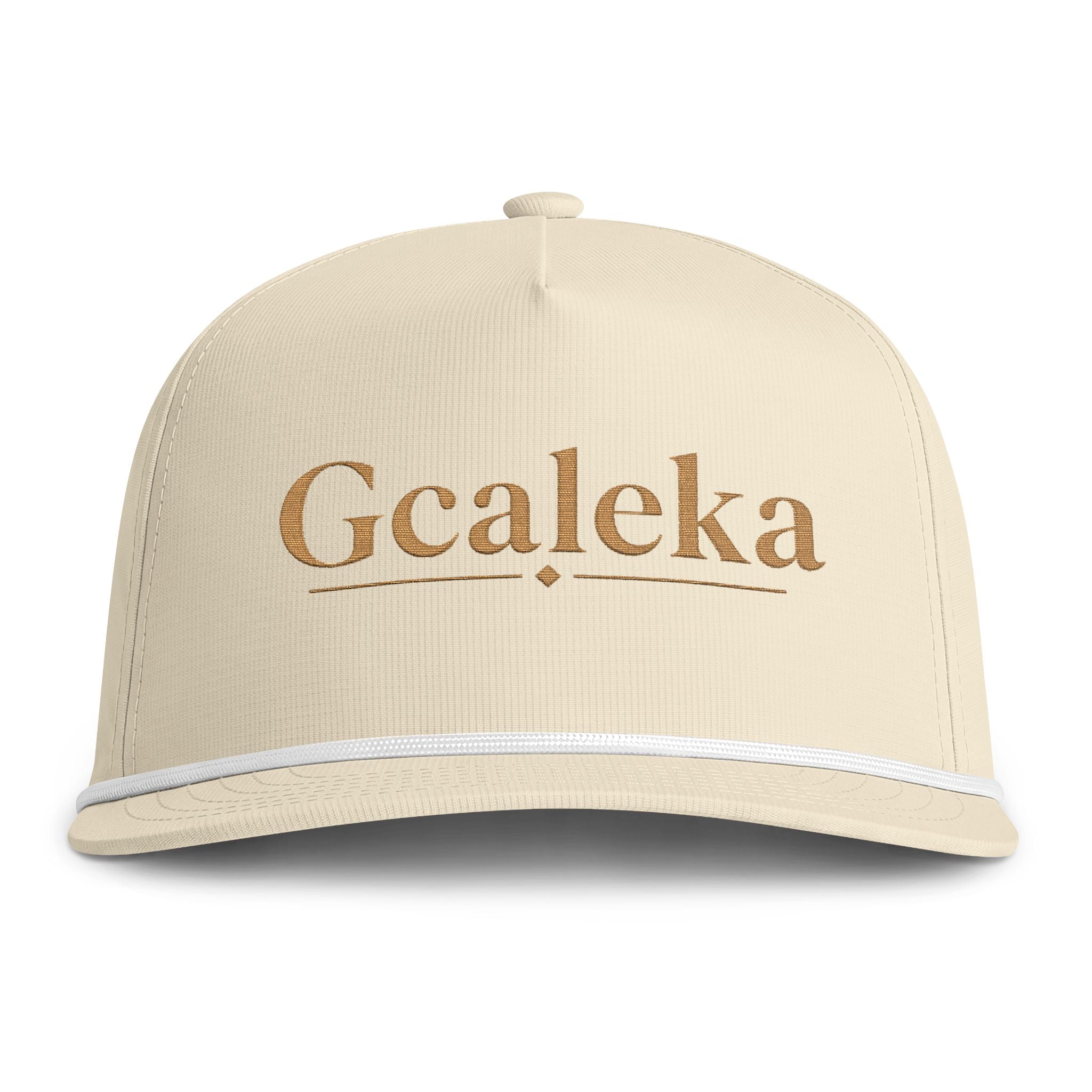 Embroidered 'Gcaleka' Sunwashed Rope Cap – Vintage Coastal Trucker Hat