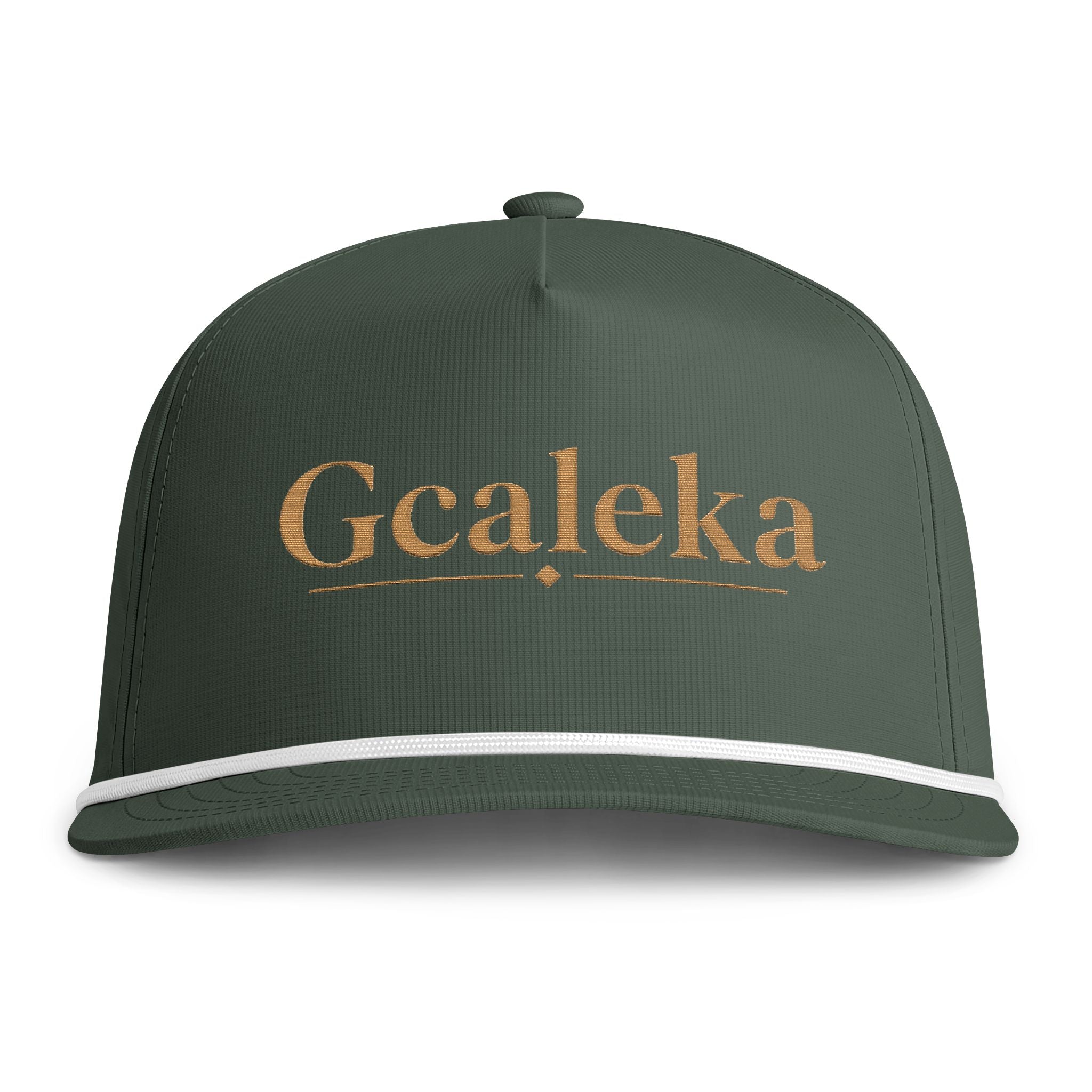 Embroidered 'Gcaleka' Sunwashed Rope Cap – Vintage Coastal Trucker Hat