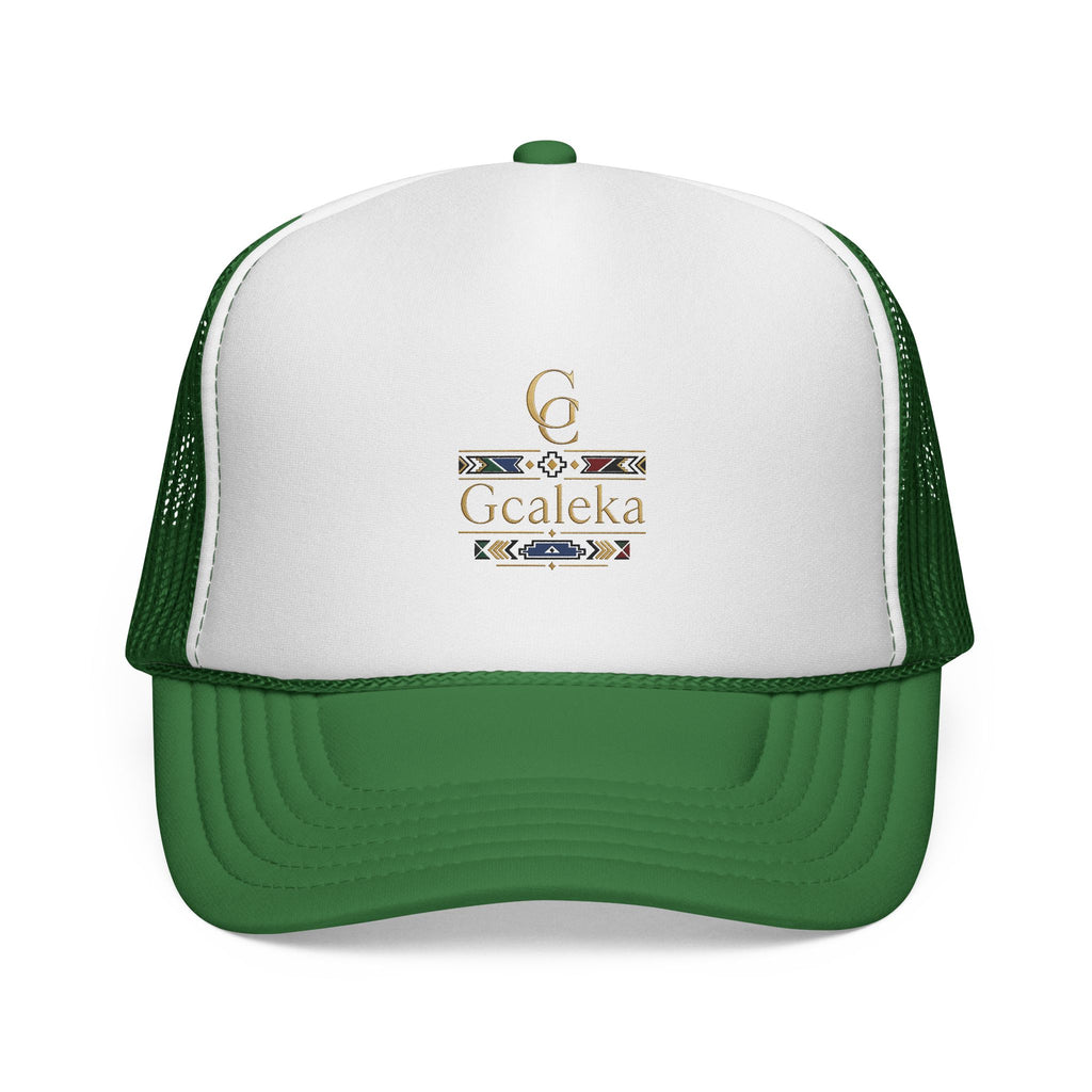Gcaleka Embroidered Trucker Hat — Southwestern Tribal Accent Cap