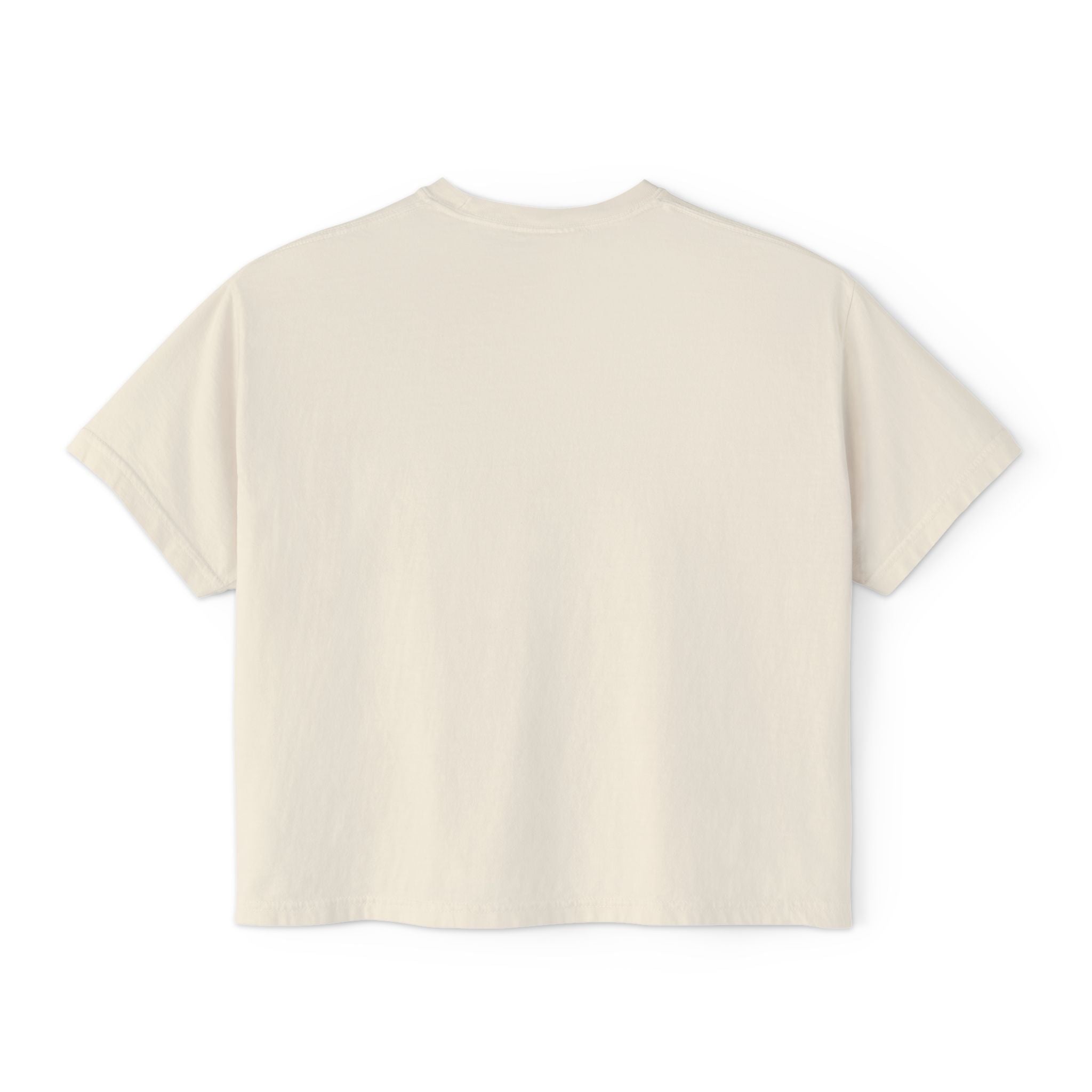 Gcaleka Boxy Tee — Minimal Gold Script Women's Crop T-Shirt