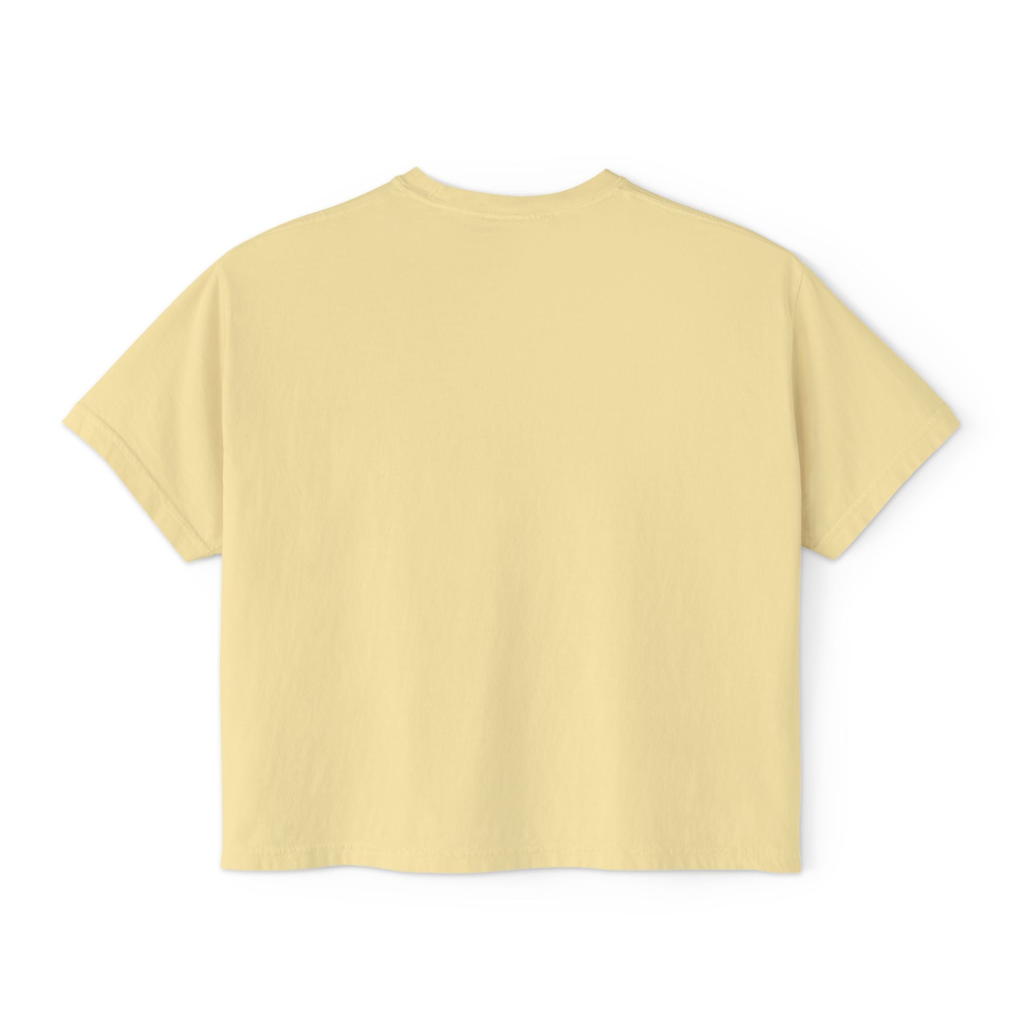 Gcaleka Boxy Tee — Minimal Gold Script Women's Crop T-Shirt