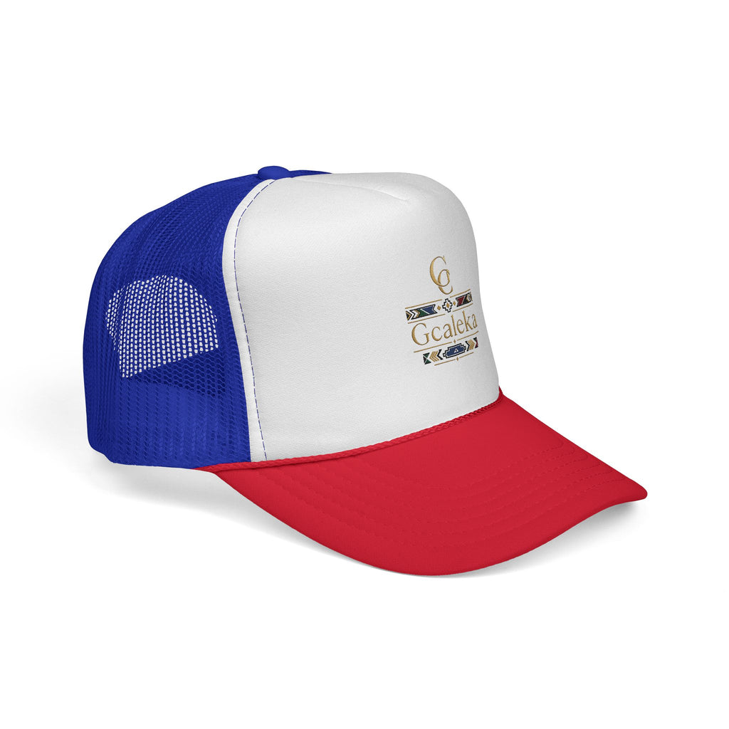 Gcaleka Embroidered Trucker Hat — Southwestern Tribal Accent Cap