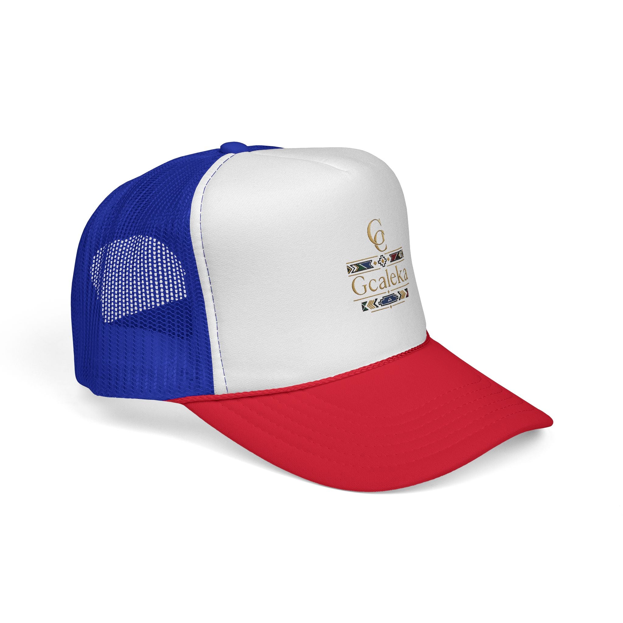 Gcaleka Embroidered Trucker Hat — Southwestern Tribal Accent Cap