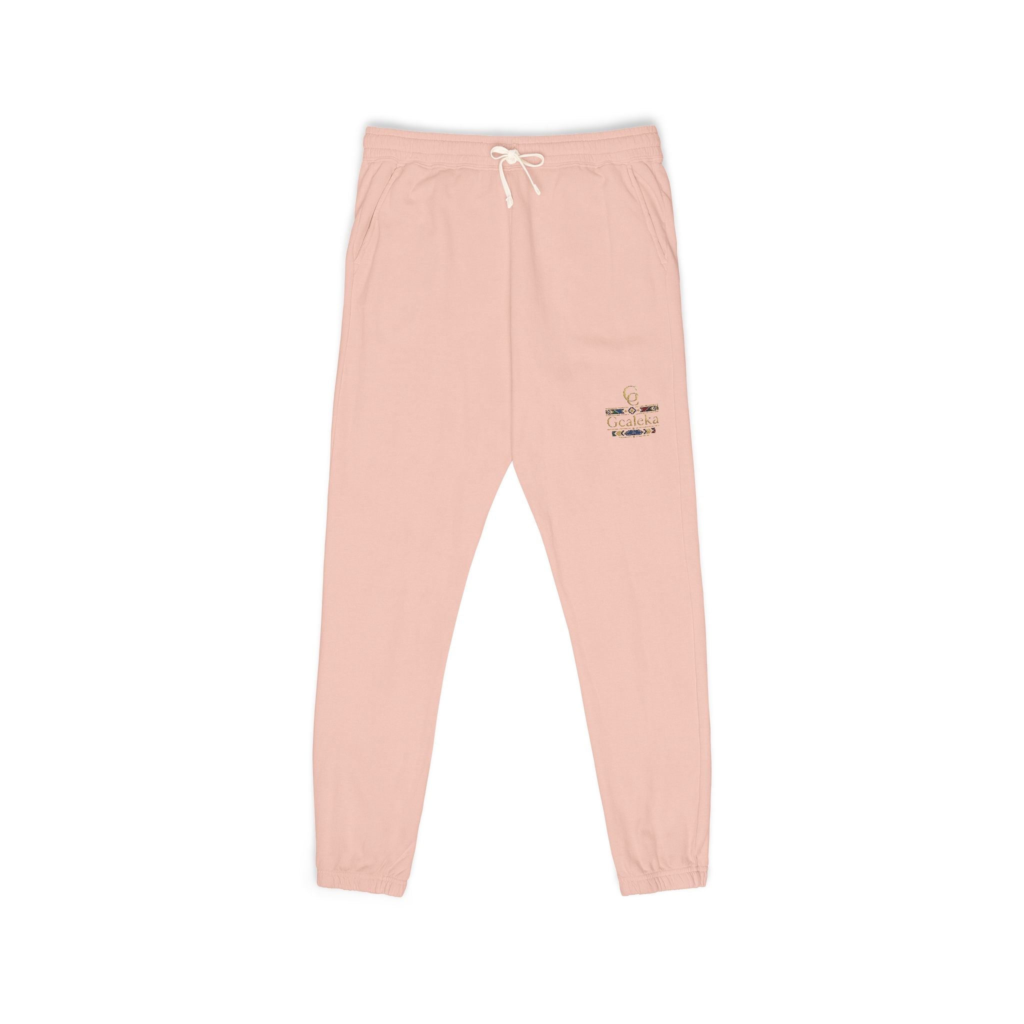 Embroidered Anchor & Compass Sweatpants — Garment-Dyed Cozy Joggers