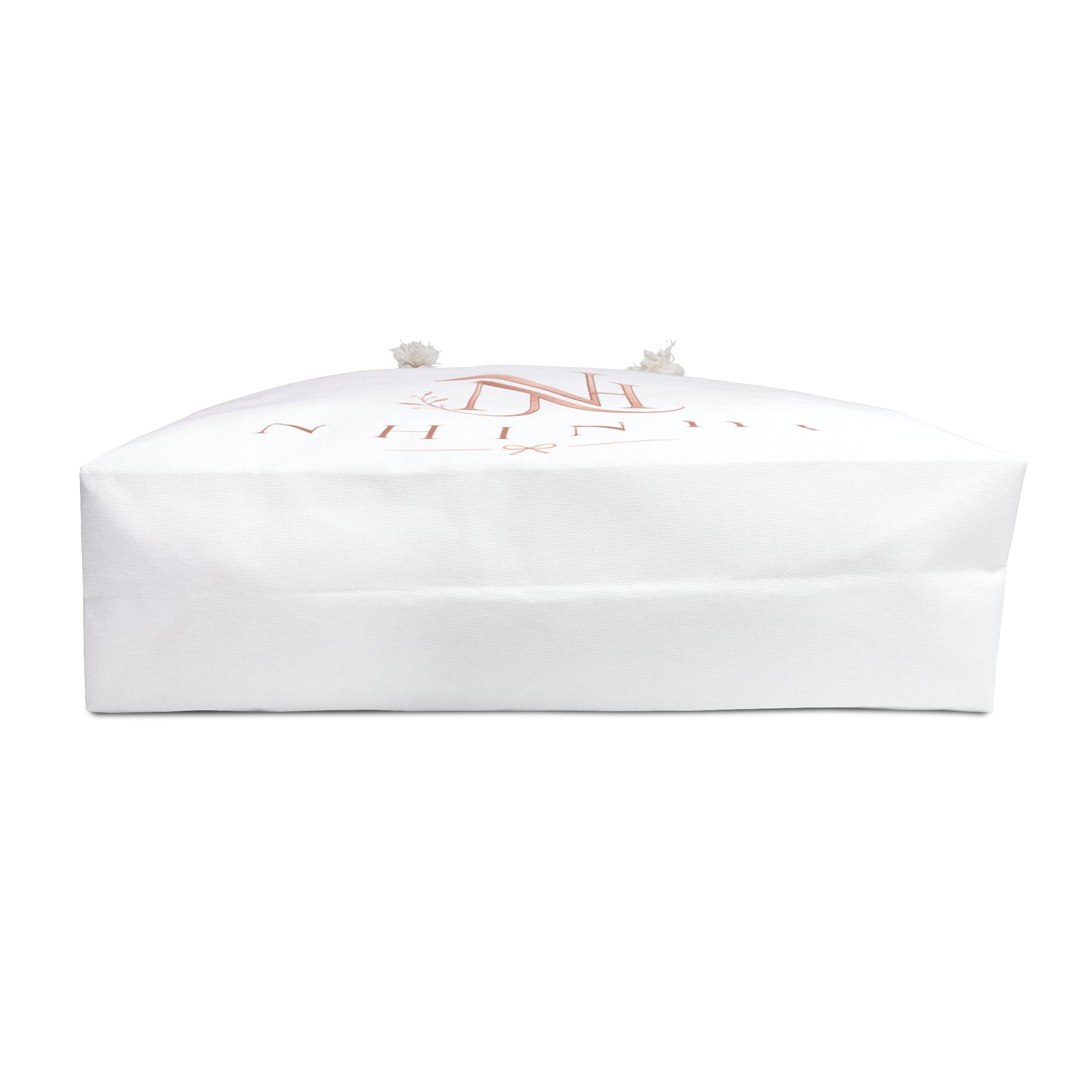 Personalized Monogram Weekender Bag – Elegant NH Initials Travel Tote