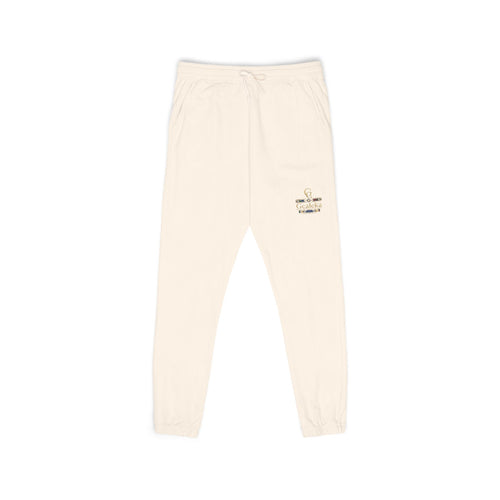 Embroidered Anchor & Compass Sweatpants — Garment-Dyed Cozy Joggers