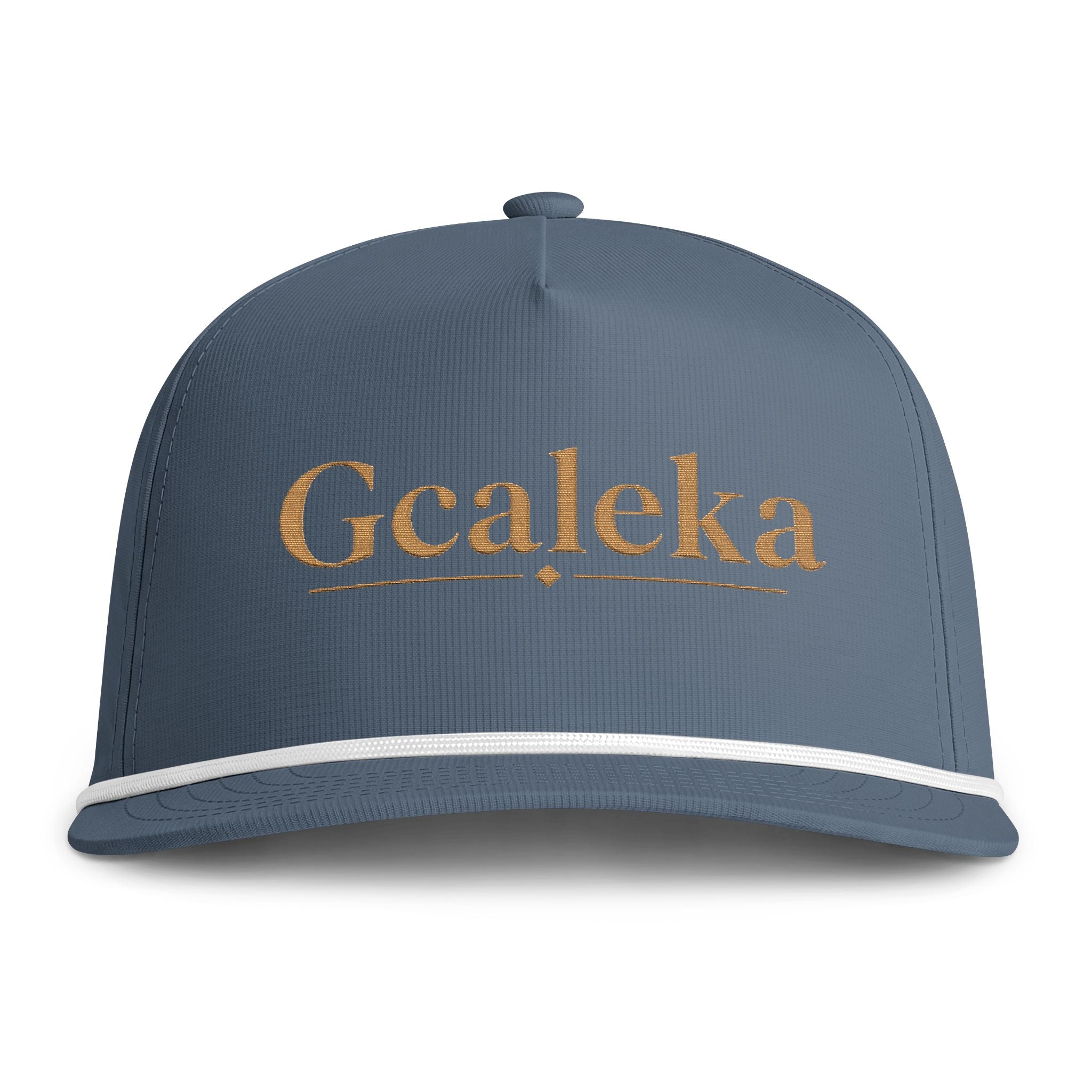 Embroidered 'Gcaleka' Sunwashed Rope Cap – Vintage Coastal Trucker Hat