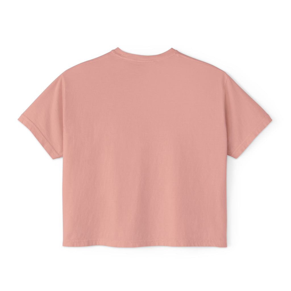 Gcaleka Boxy Tee — Minimal Gold Script Women's Crop T-Shirt