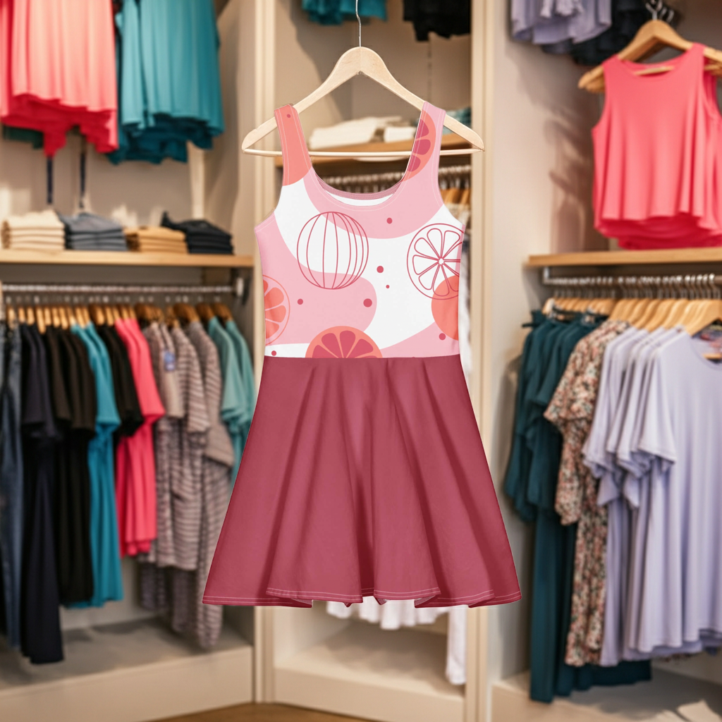 Cotton skater dress